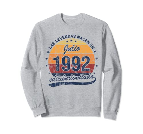 Leyendas Nacen Julio 1992 Cumpleaños Vintage Sudadera