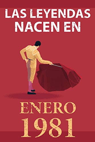 Las leyendas nacen en enero 1981: Regalo de cumpleaños perfecto para hombre y mujer de 40 años I...