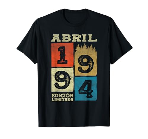 Abril 1994 Vintage - 32 Años Regalo Cumpleaños Hombre Camiseta