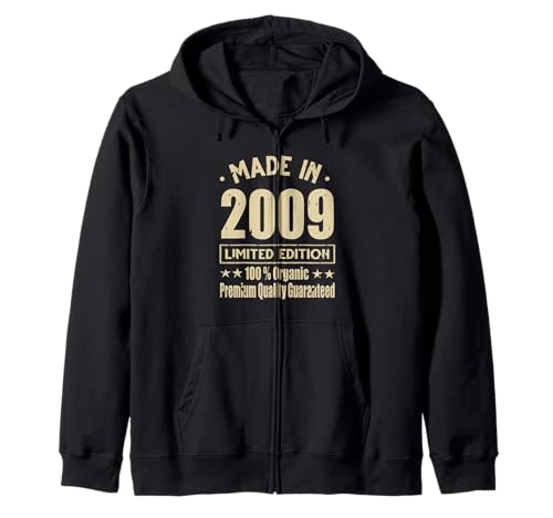 Edición Limitada 2009 Cumpleaños 2009 Nacido en 2009 Sudadera con Capucha