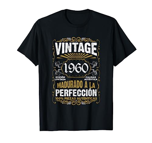 63 Años Cumpleaños Vintage 1960 Hombre Divertido Regalo Camiseta