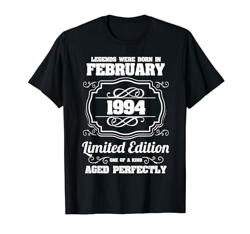 Leyendas nacieron en febrero 1994 Edición Limitada Regalo Camiseta
