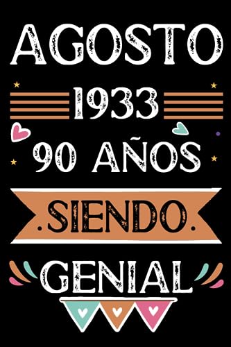 CUADERNO, Agosto 1933, 90 Años Siendo Genial: Libro de visitas, cuaderno, 110 páginas de...