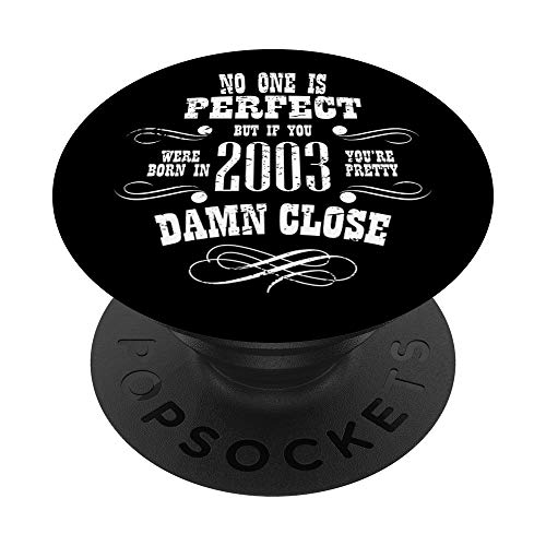 Regalos de cumpleaños 20 para mejor amigo 2003 PopSockets PopGrip Intercambiable