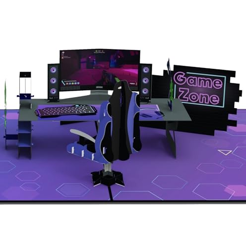 MOKIO® Tarjeta Pop-Up – Videojuego – Tarjeta regalo 3D para un cumpleaños, Gaming Tarjeta de...