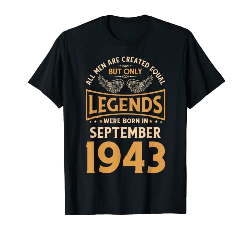Las leyendas de cumpleaños nacieron en septiembre de 1943. Camiseta