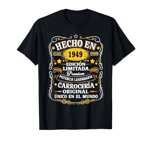77 Cumpleaños Hombre 77 años Hecho En 1949 Regalos Camiseta