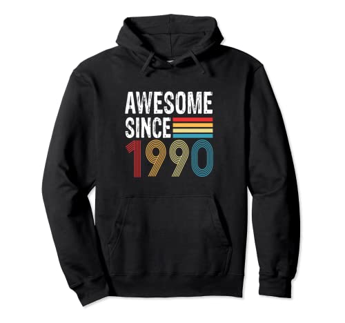 Impresionante Desde 1990 Cumpleaños 1990 Vintage 1990 Sudadera con Capucha