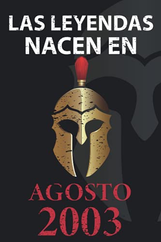 Las leyendas nacen en Agosto 2003: Regalo de cumpleaños perfecto para hombre y mujer de 18 años I...
