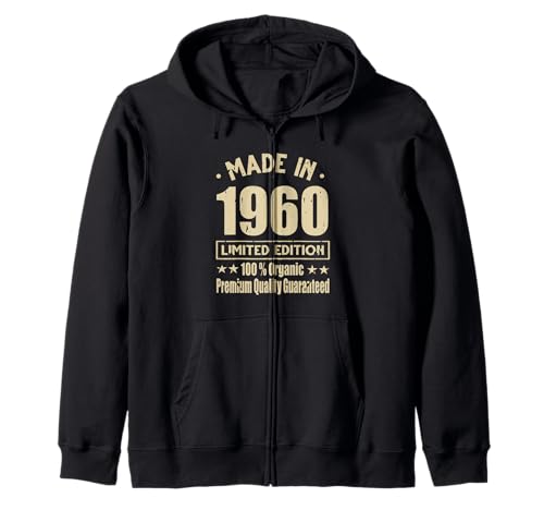 Edición Limitada 1960 Cumpleaños 1960 Nacido en 1960 Sudadera con Capucha