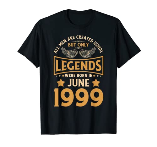 Las leyendas de cumpleaños nacieron en junio de 1999. Camiseta