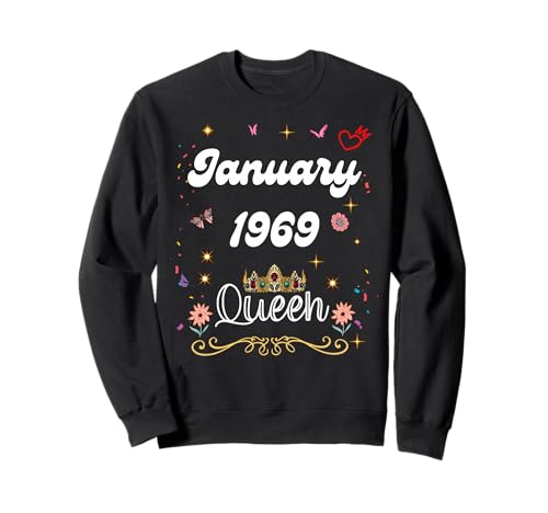 Enero de 1969 Reina Desde enero de 1969 Cumpleaños Niña Mujer Sudadera