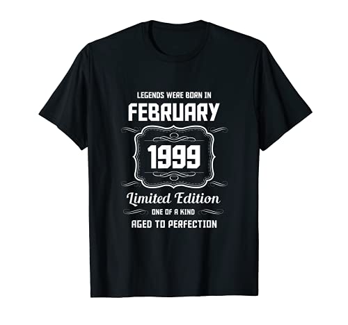 Feliz Cumpleaños Febrero 1999 Camiseta