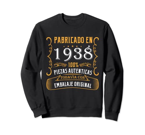 Fabricado 1938 Años Cumpleaños Hombre Mujer Nacen En 1938 Sudadera