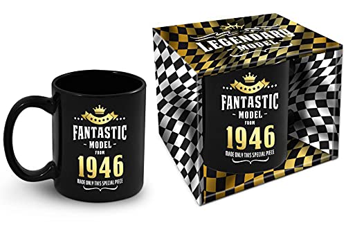 Bombo Taza de cumpleaños con año de nacimiento 1946