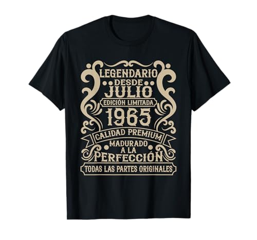 Legendario Desde Julio 1950 - Cumpleaños 61 Años Camiseta