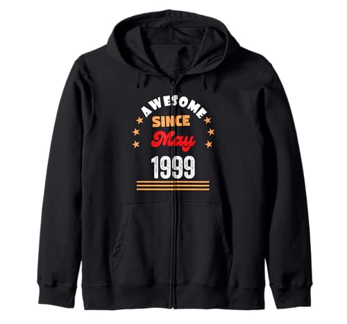 Mayo 1999 Cumpleaños Impresionante Desde 1999 Mayo Vintage Sudadera con Capucha