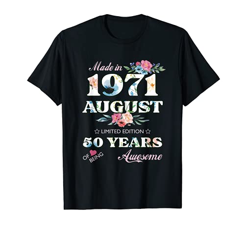 Fiesta de celebración de los 50 años en agosto de 1971 Camiseta