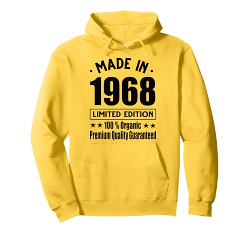 Edición Limitada 1968 Cumpleaños 1968 Nacido en 1968 Sudadera con Capucha