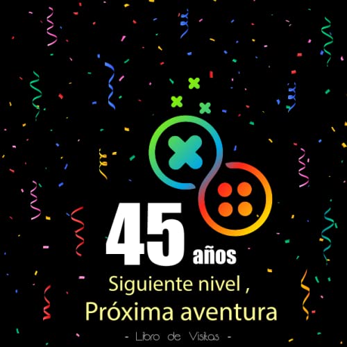Libro de Visitas 45 Cumpleaños: felicitaciones y fotos de los invitados | fiesta cumpleaños 45...