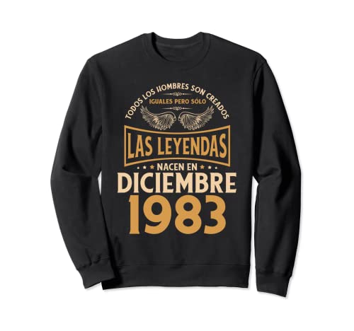Cumpleaños Hombre Regalos Las Leyendas Diciembre 1983 Sudadera