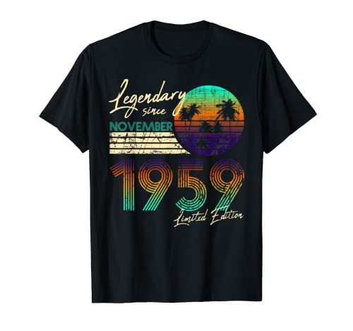Legendario de cumpleaños desde noviembre de 1959. Camiseta