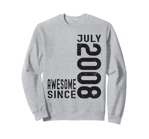 Impresionante desde julio de 2008, nacido en 2008 julio cumpleaños Sudadera