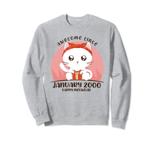 23 años Cumpleaños - Enero de 2000 Anime japonés Sudadera