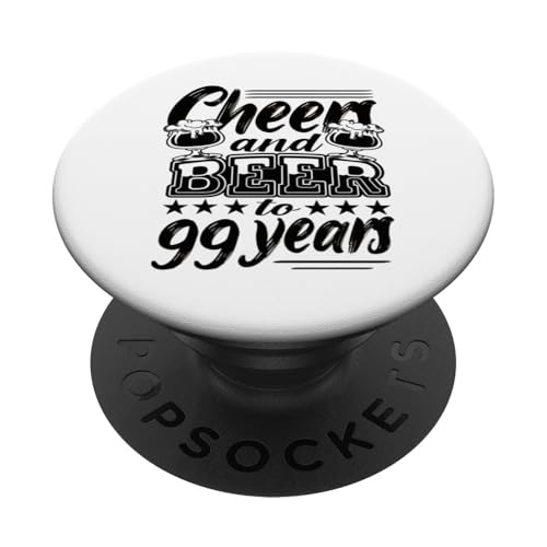 99 cumpleaños 99 cumpleaños hombre 99 cumpleaños papá PopSockets PopGrip Adhesivo