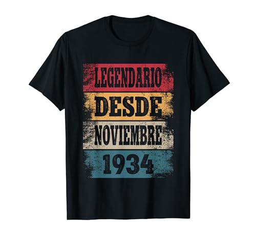 Legendario Desde Noviembre 1934 - Cumpleaños 90 Años Camiseta
