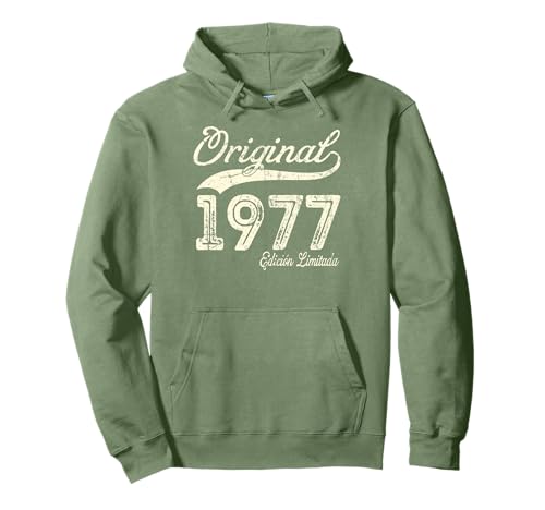 Original 1977 49 Años Cumpleaños Hombre Fabricado En 1977 Sudadera con Capucha