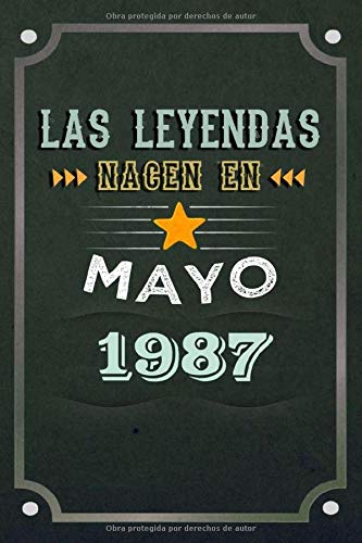 Las leyendas nacen en Mayo 1987: REGALO DE CUMPLEAÑOS, NACIDOS EN LOS AÑOS 1987 Regalos Creativos...