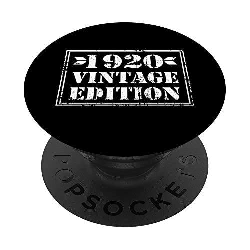 1920 Vintage Edition Cumpleaños Año de nacimiento PopSockets PopGrip Intercambiable
