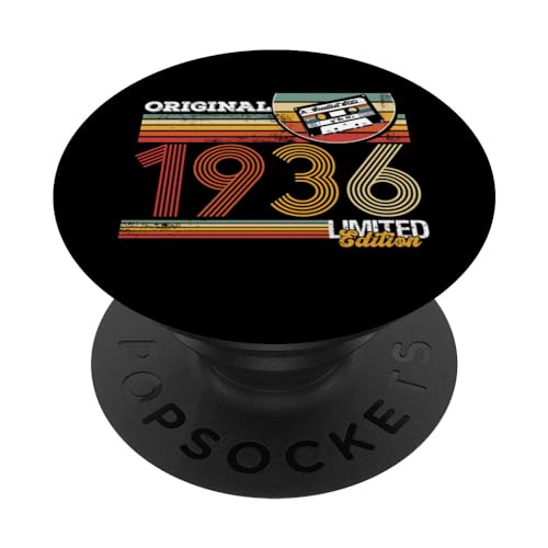 Fiesta de cumpleaños fiesta de cumpleaños cumpleaños 1936 PopSockets PopGrip Intercambiable