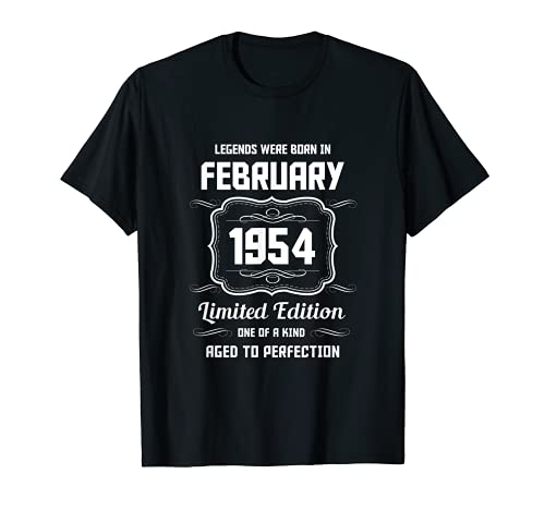 Feliz Cumpleaños Febrero 1954 Camiseta