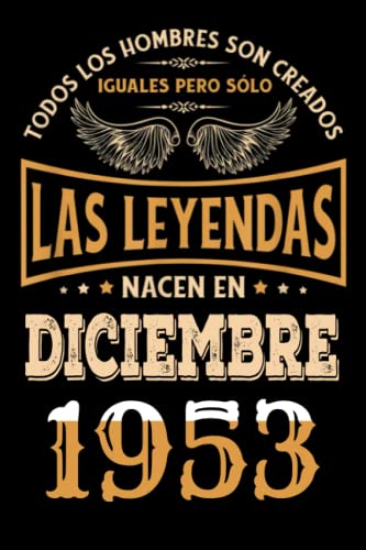 Regalo de 69 Cumpleaños Para Hombre : Las Leyendas Nacen en diciembre 1953: Regalos de Cumpleaños...