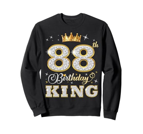 Fiesta de cumpleaños número 88 del Rey de 88 años para él Sudadera