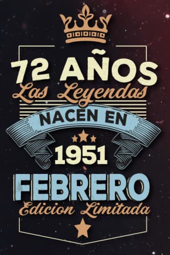 Las leyendas nacen en 72 años 1951 febrero: Ideas de regalos para hombres, ideas de cumpleaños 72...