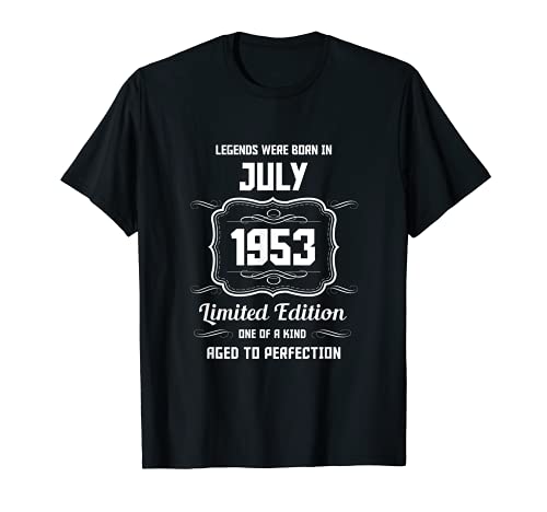 Feliz cumpleaños Julio 1953 Camiseta