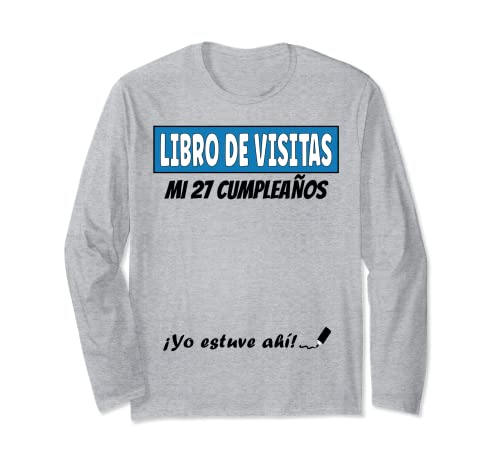 Libro De Visitas - 27 Años Cumpleaños Divertido Regalo 1994 Manga Larga