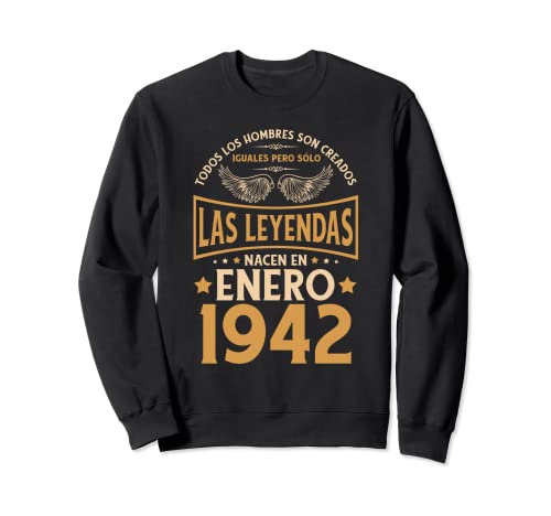 Cumpleaños Hombre Regalos Las Leyendas Enero 1942 Sudadera
