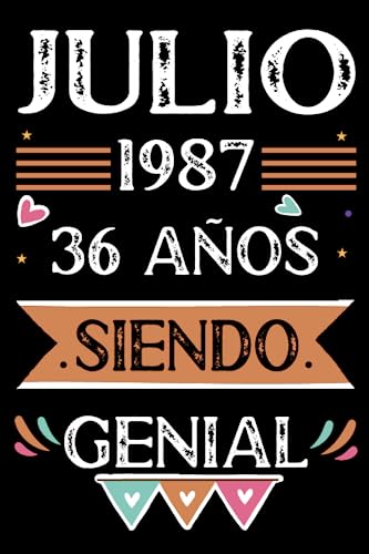 CUADERNO, Julio 1987, 36 Años Siendo Genial: Libro de visitas, cuaderno, 110 páginas de...