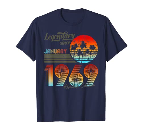 Cumpleaños legendario desde enero de 1969. Camiseta
