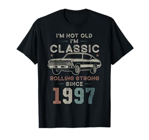 Nacido en 1997, 29 cumpleaños Coche clásico Camiseta