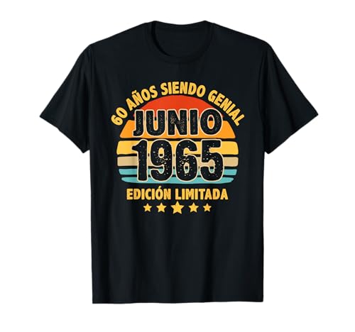 Junio 1965 60 Años Hombre Cumpleaños Regalo Junio 1965 Camiseta