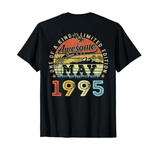 (ON Back) 31 Edición Limitada 1995 Mayo 31 cumpleaños Camiseta