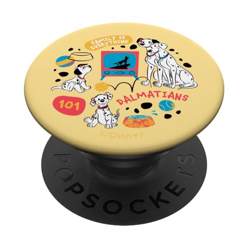 Disney 101 Dalmatians Family is Everything Fun PopSockets PopGrip Intercambiable