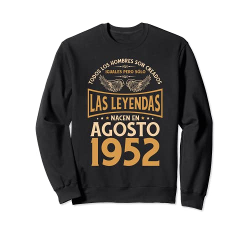 Cumpleaños Hombre Regalos Las Leyendas Agosto 1952 Sudadera