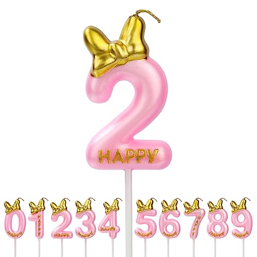 AOMIG Velas Cumpleaños Originales, Número 2 Velas Cumpleaños Divertidas, Velas de Pastel...