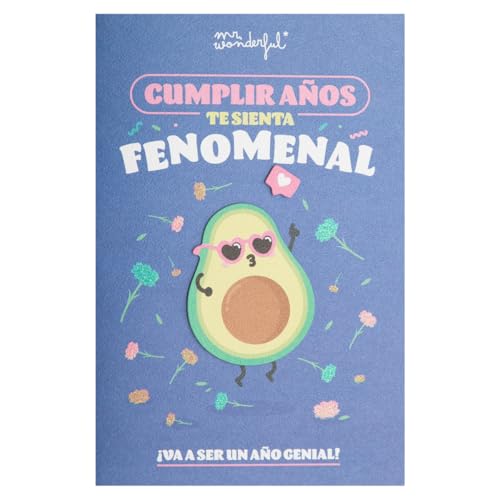 Mr. Wonderful - Postal - Cumplir años te sienta fenomenal. ¡Va a ser un año genial! - Postal con...